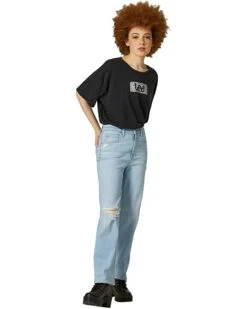 Lee High-Rise Straight Crop | Jeans -Modern Jean Clothes Shop 61LPsFO5MYL. AC SR736920