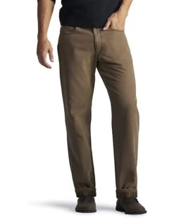 Men's Fleece and Flannel Lined Relaxed-Fit Straight-Leg Jeans -Modern Jean Clothes Shop 61NgSh7dZrL. AC SR736920