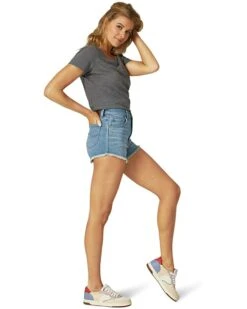 Lee High-Rise Cutoff Shorts -Modern Jean Clothes Shop 61THUQS9kPL. AC SR736920