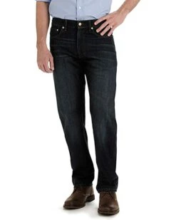 Lee Men's Big & Tall Custom Fit Relaxed Straight Leg Jean | Jeans