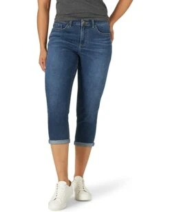 Lee Legendary Capris Regular Fit Mid-Rise | Jeans -Modern Jean Clothes Shop 71MMGr3K9L. AC SR736920