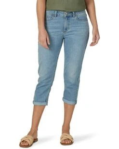 Lee Legendary Capris Regular Fit Mid-Rise | Jeans -Modern Jean Clothes Shop 81I7aEaPt3L. AC SR736920